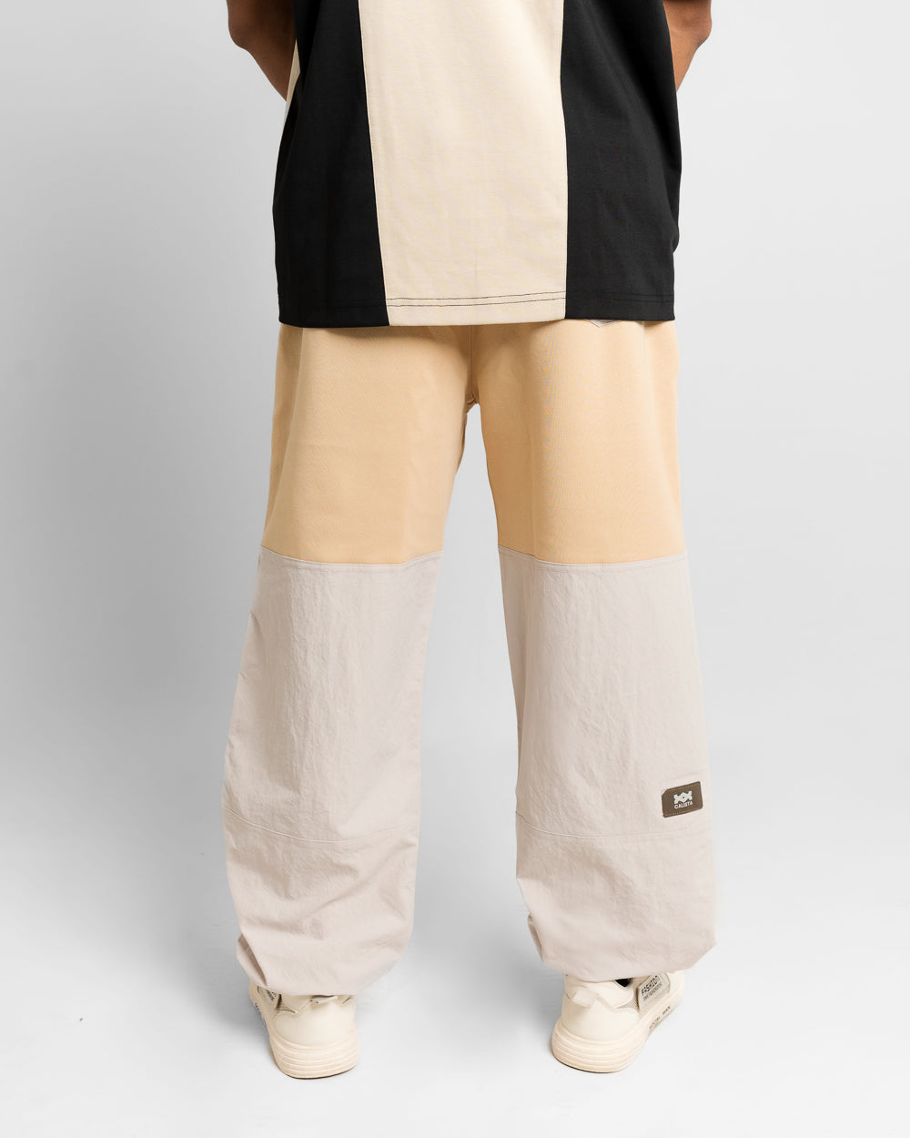 CALISTA BAGGY TWO TONE PANT