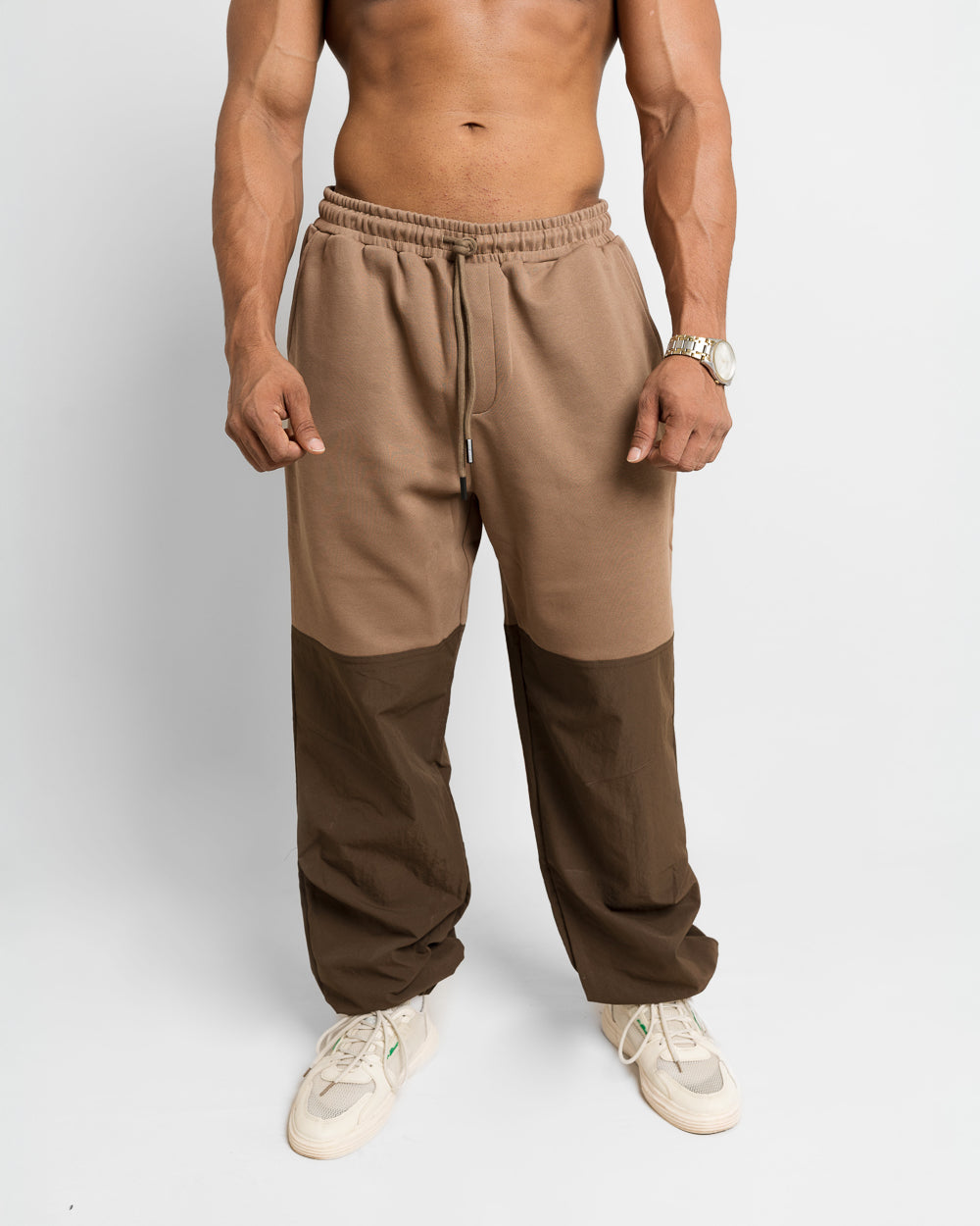 CALISTA BAGGY TWO TONE PANT