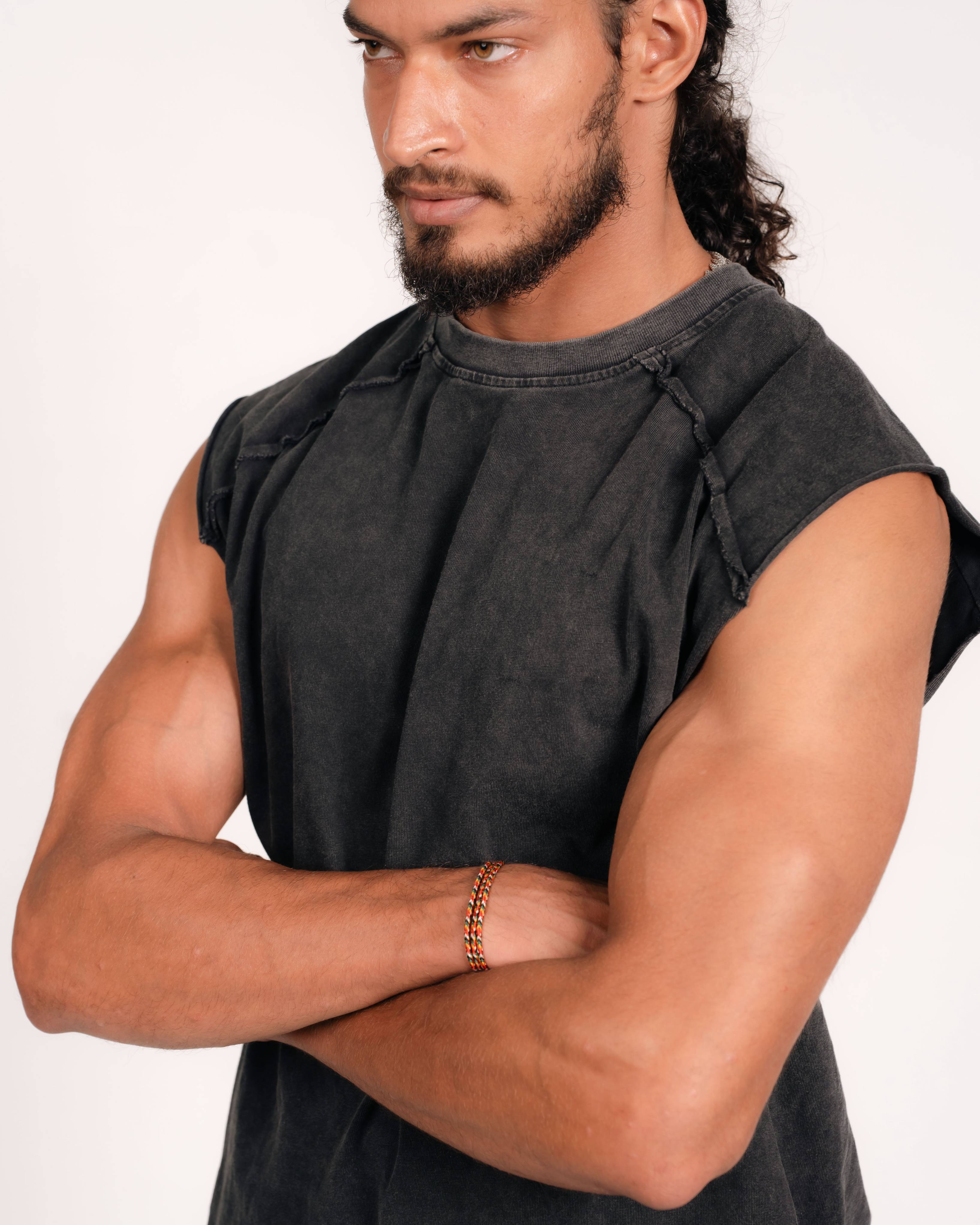 Open Seams Raglan Tank