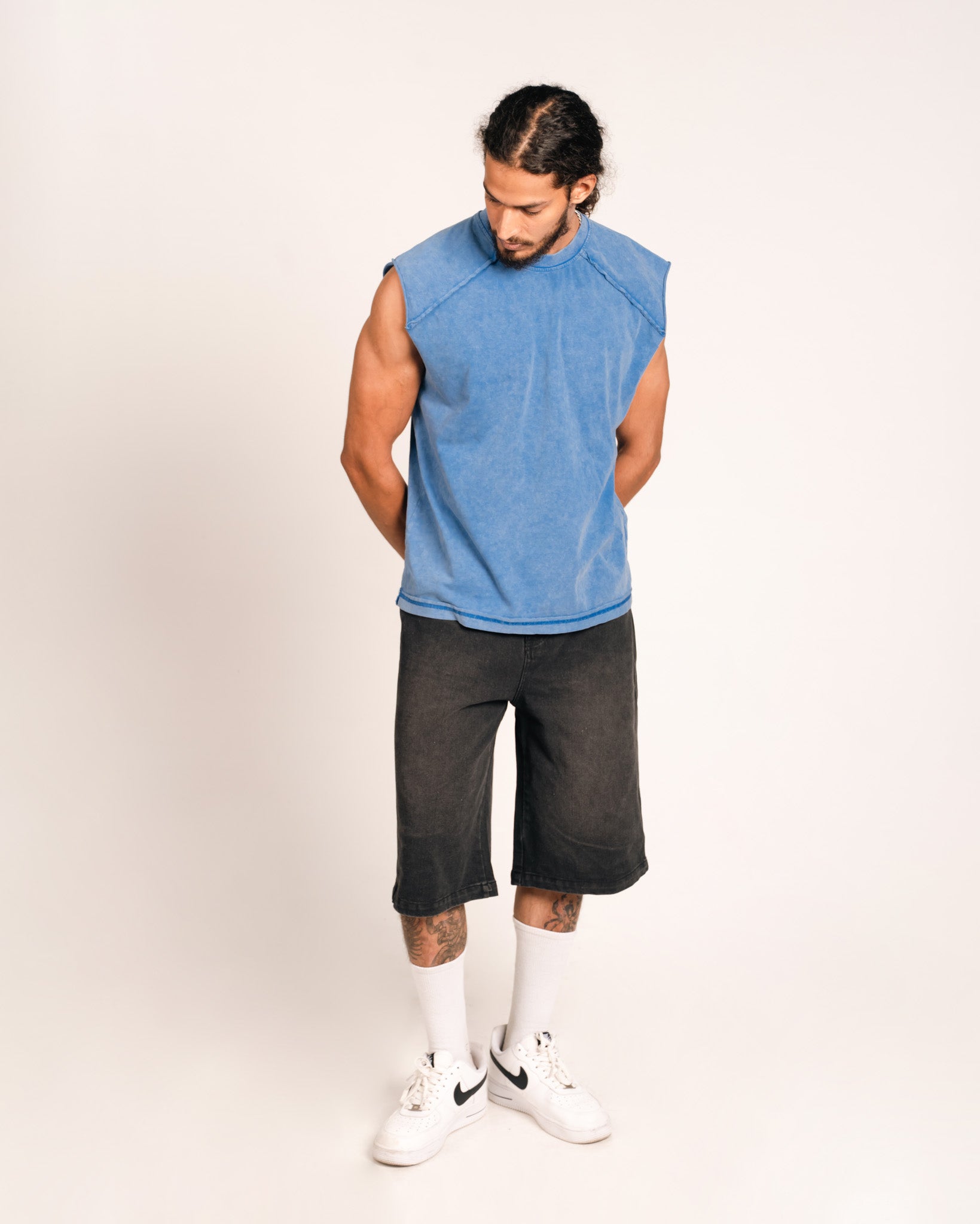 Open Seams Raglan Tank