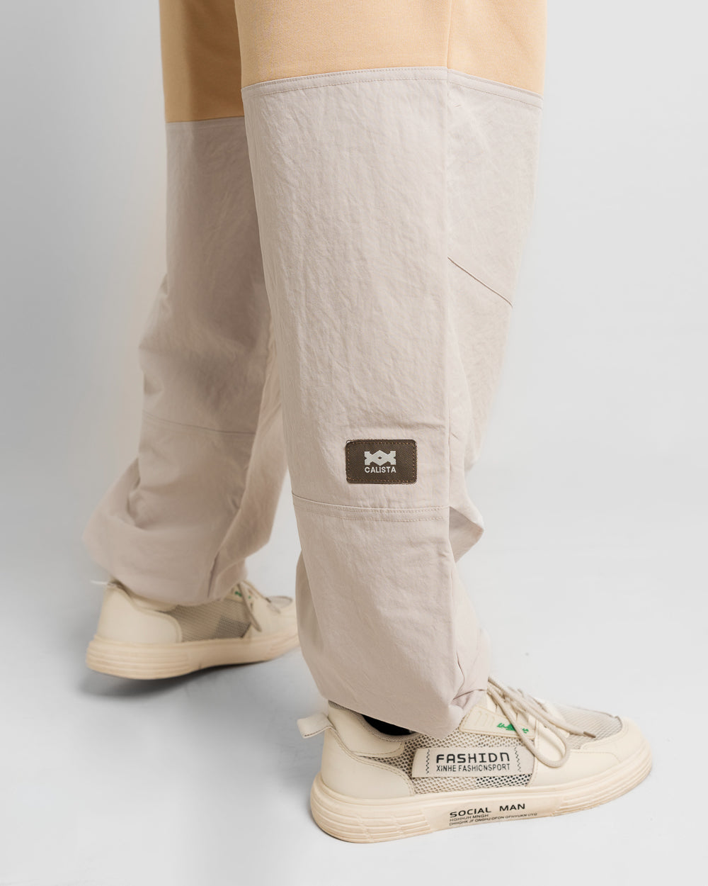 CALISTA BAGGY TWO TONE PANT