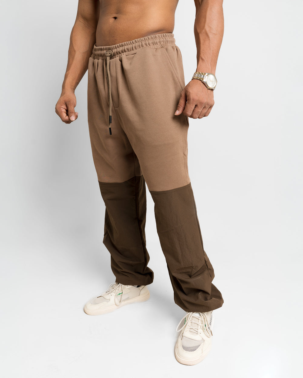 CALISTA BAGGY TWO TONE PANT