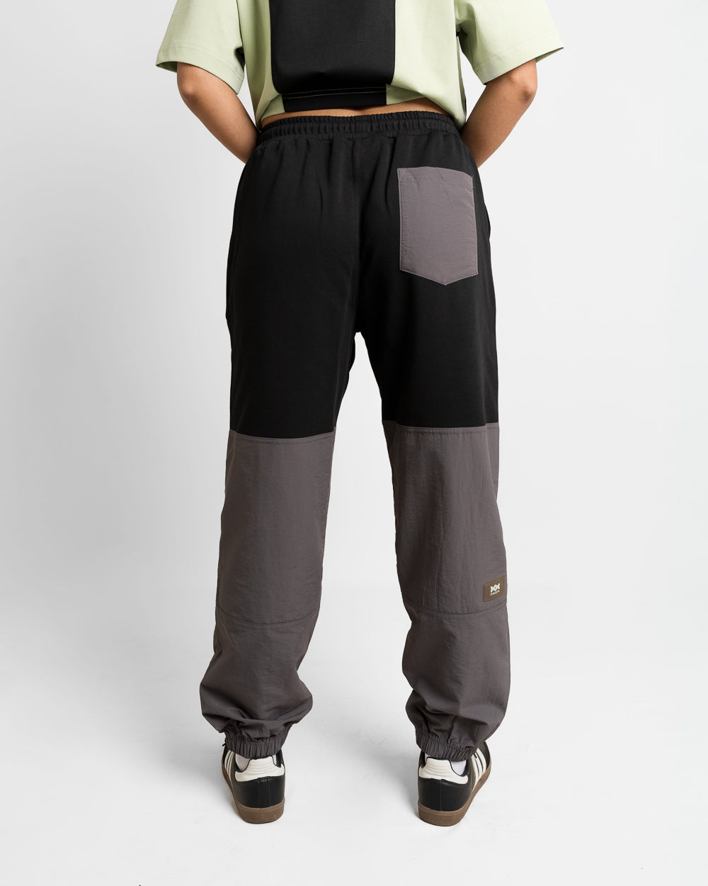 CALISTA BAGGY TWO TONE PANT