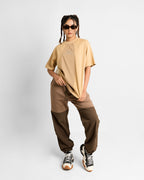 CALISTA BAGGY TWO TONE PANT
