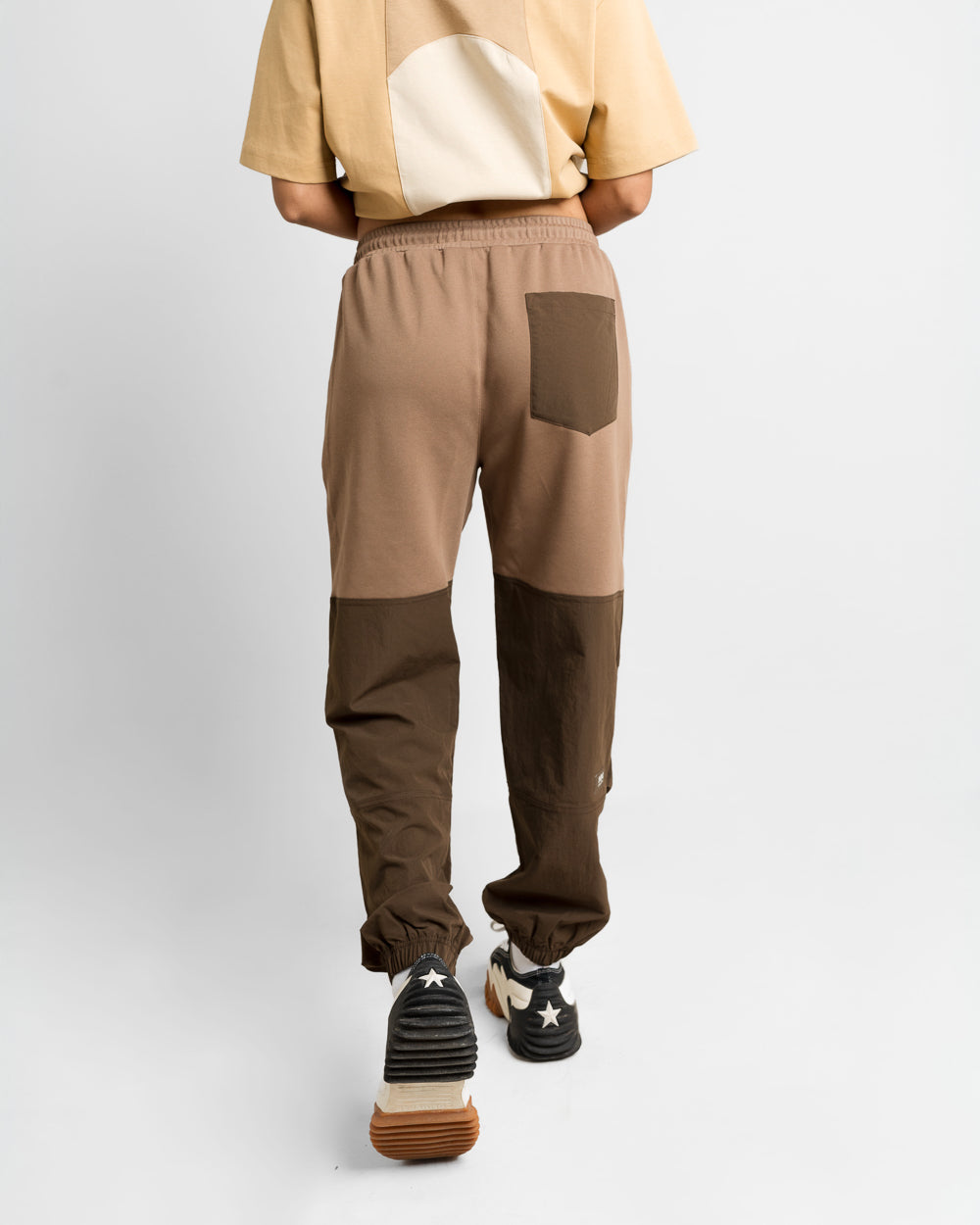 CALISTA BAGGY TWO TONE PANT