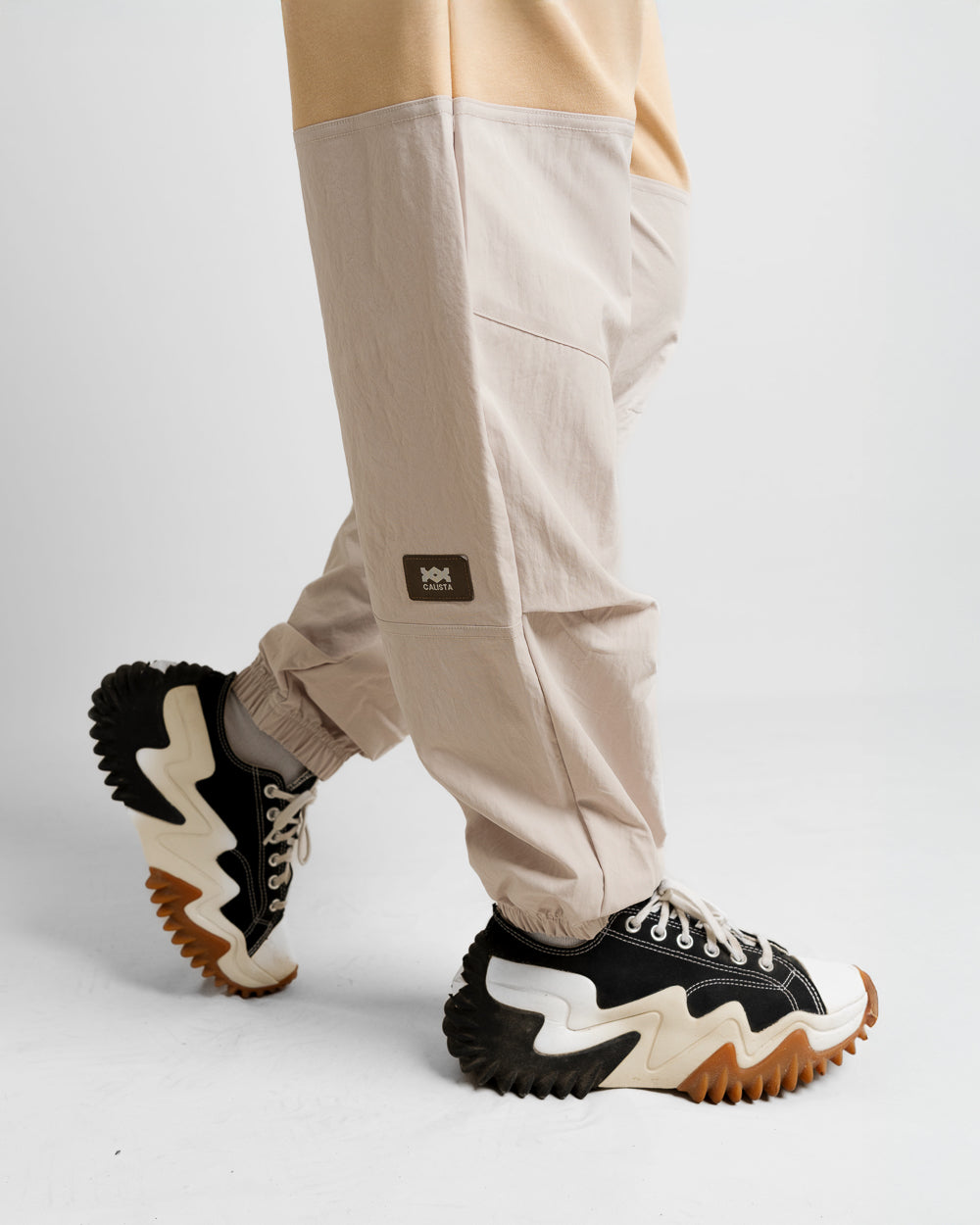 CALISTA BAGGY TWO TONE PANT