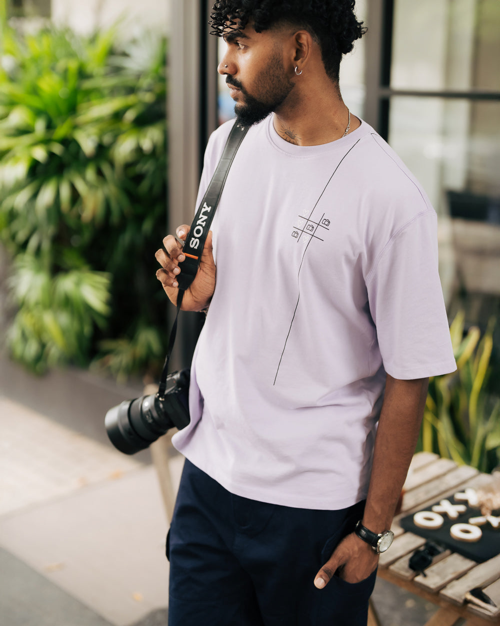 TIK TAK TOE OVERSIZED T
