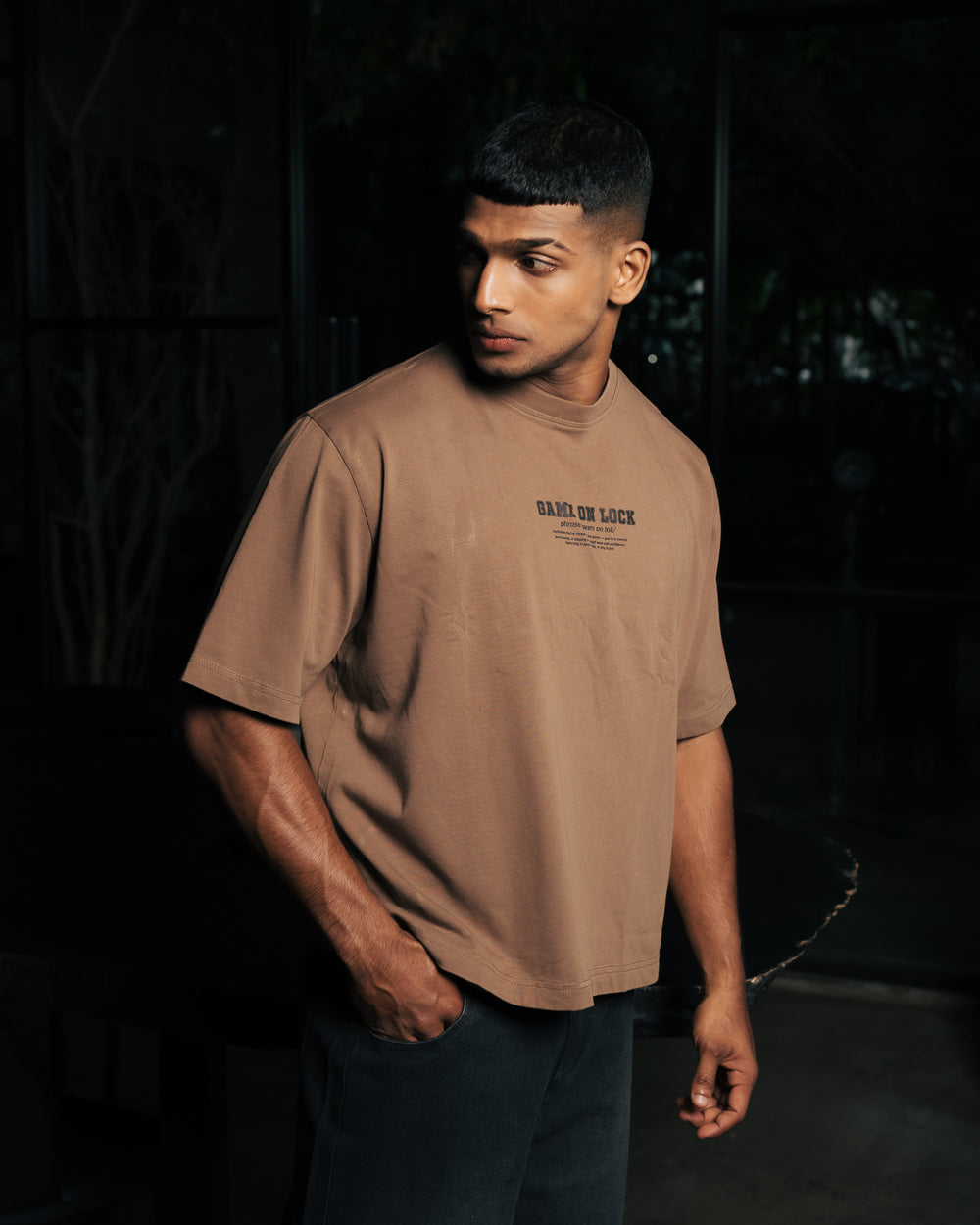 MENS CROP T