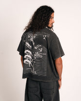 OVERSIZE GRAPHIC CROP