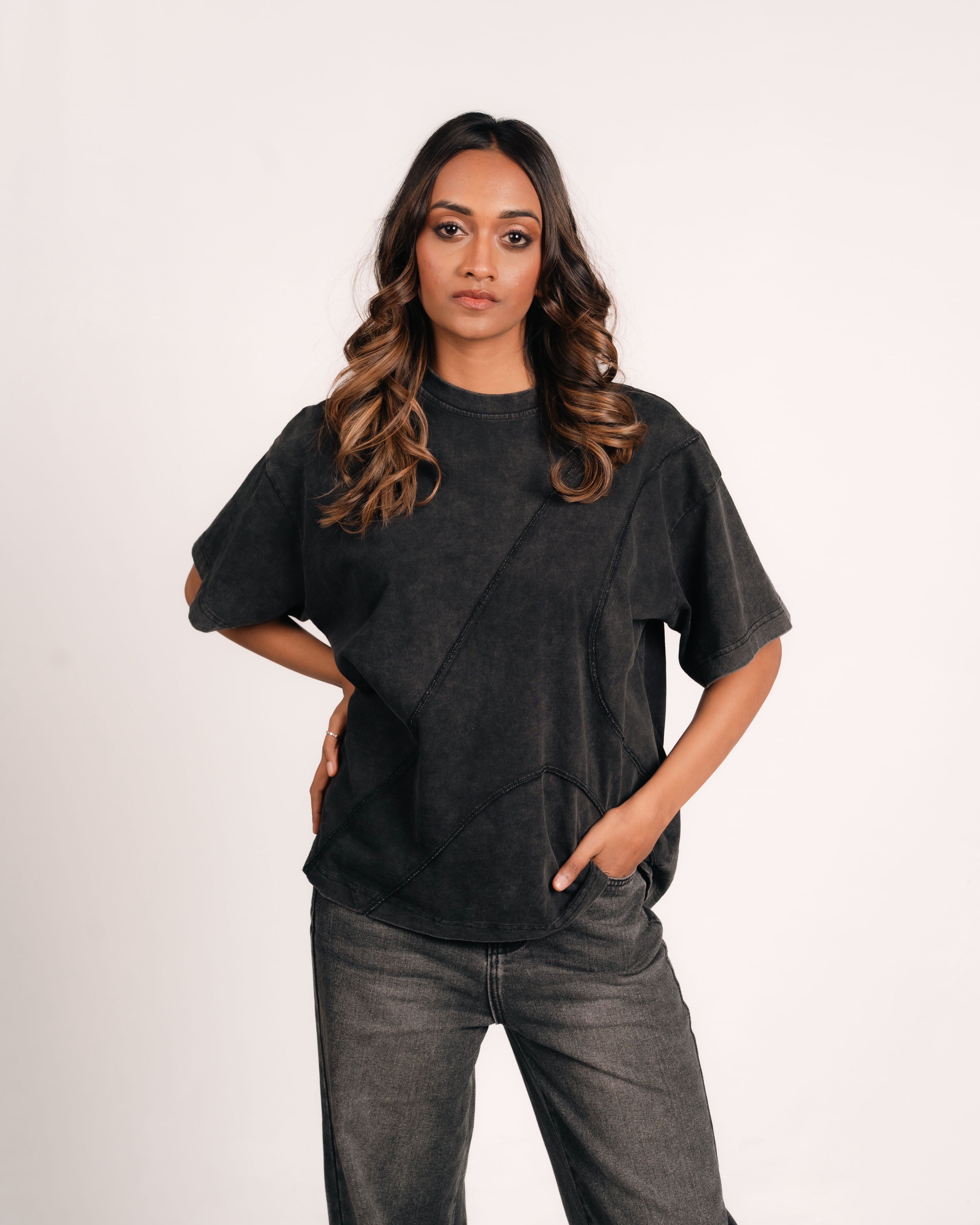 TWO WAY CONTRAST CROP T