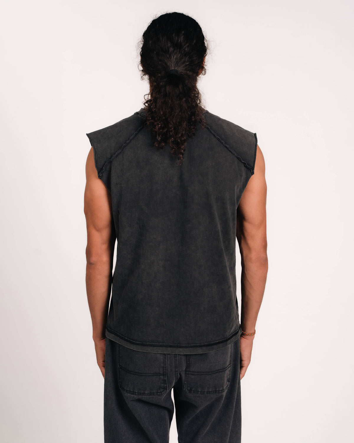 Open Seams Raglan Tank