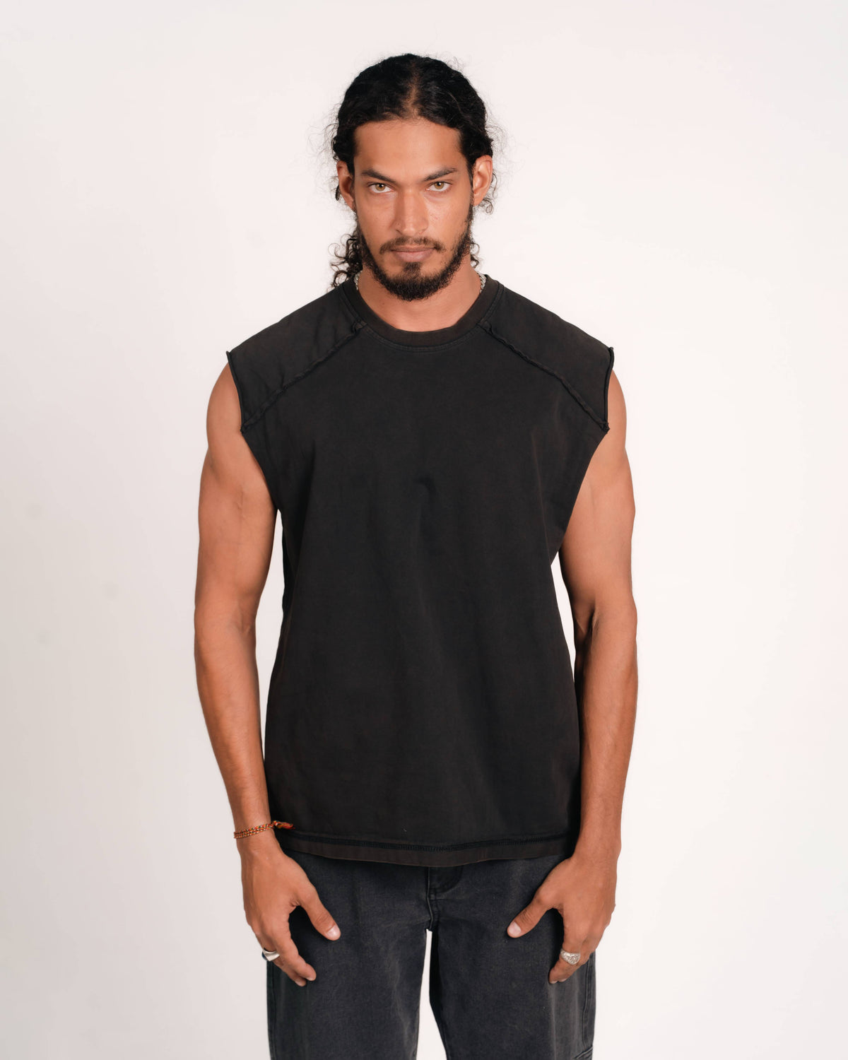 Open Seams Raglan Tank