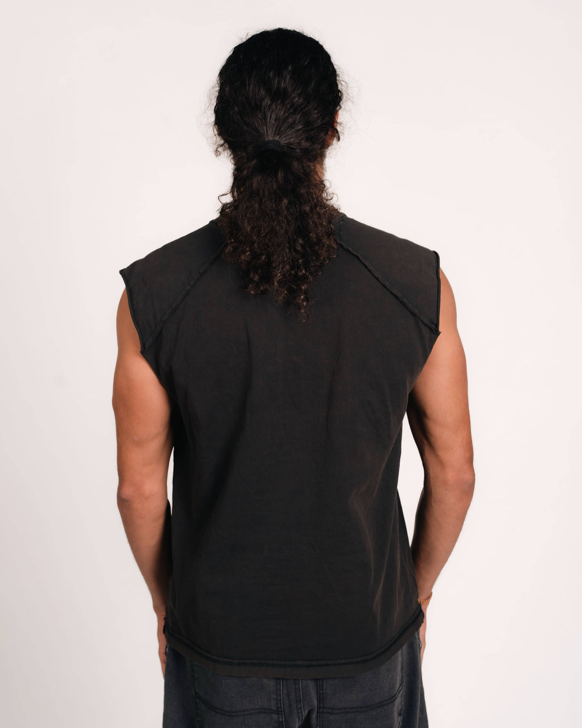 Open Seams Raglan Tank