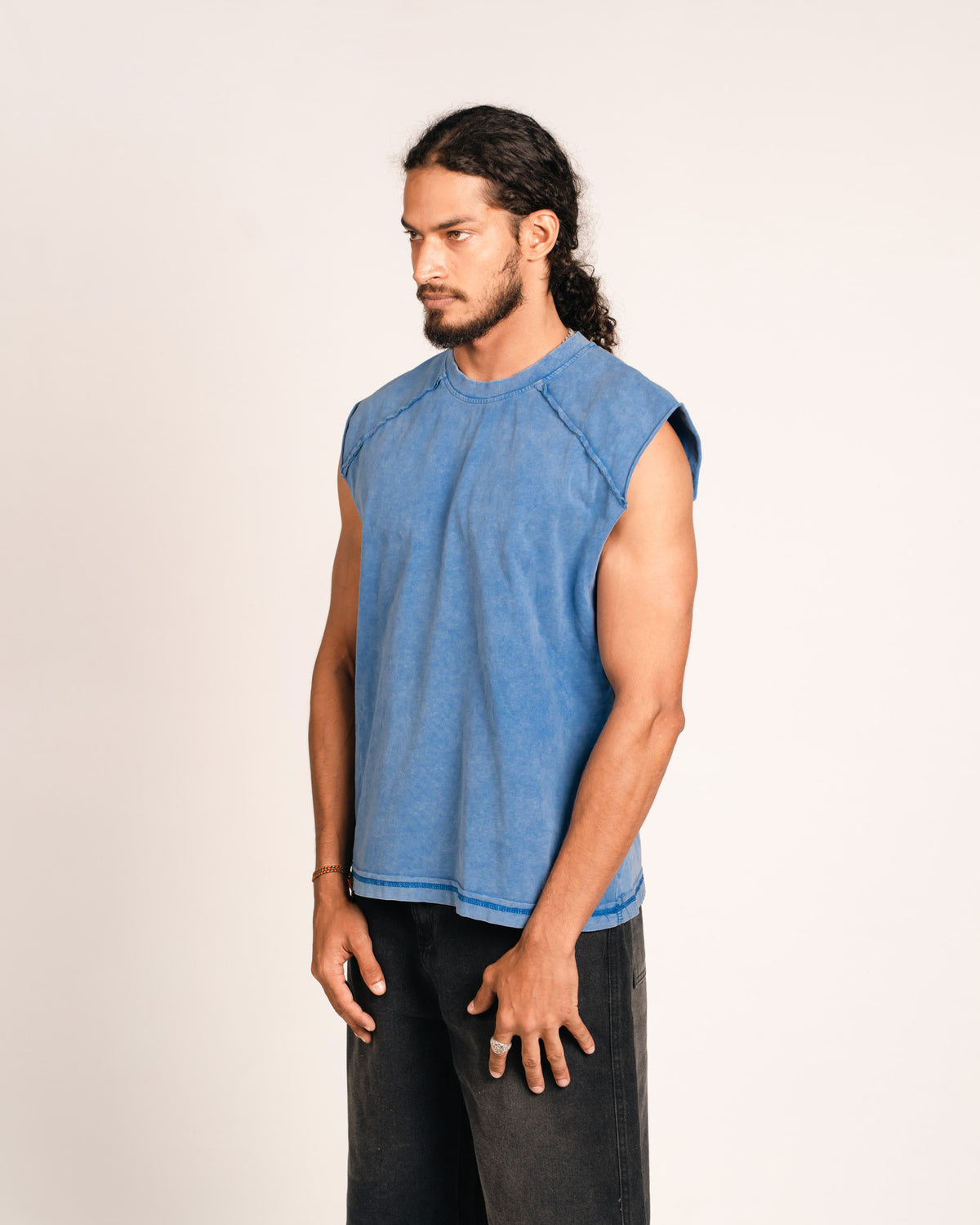 Open Seams Raglan Tank