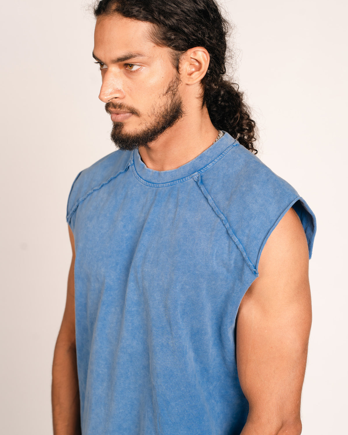 Open Seams Raglan Tank