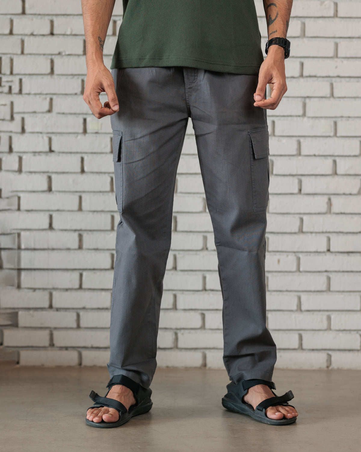 Nomad Linen Oversize Cargo Pant