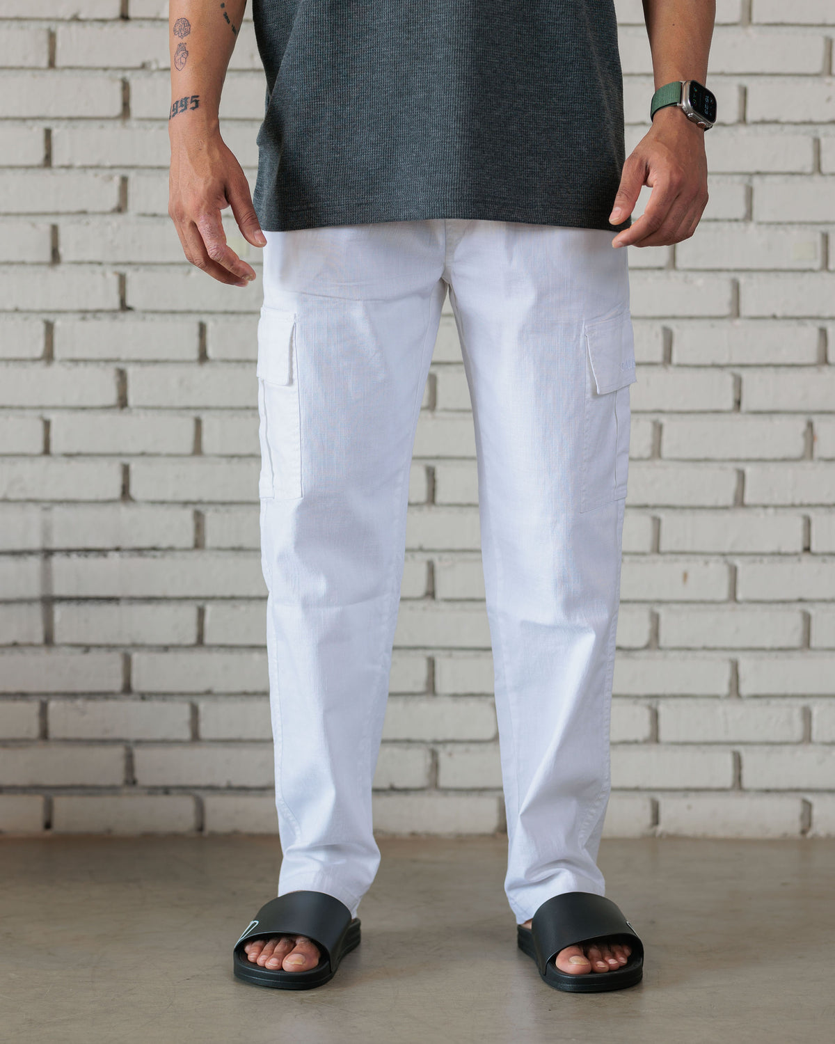 Nomad Linen Oversize Cargo Pant