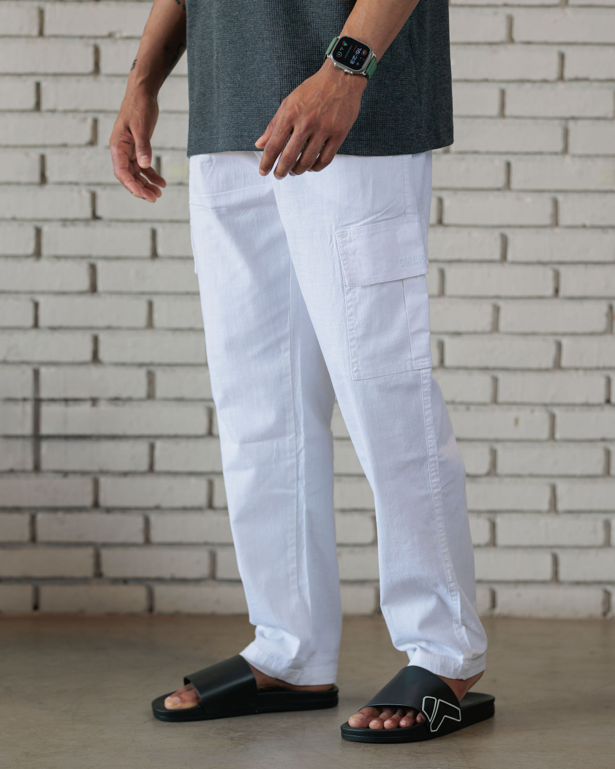 Nomad Linen Oversize Cargo Pant