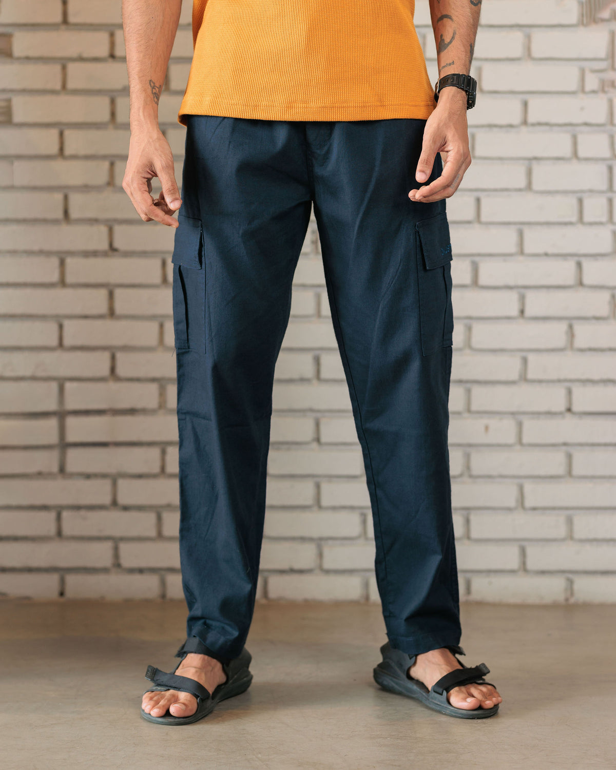 Nomad Linen Oversize Cargo Pant