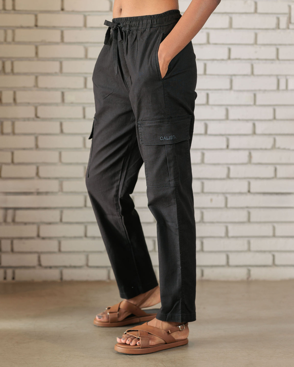 Nomad Linen Oversize Cargo Pant