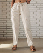 Nomad Linen Oversize Cargo Pant