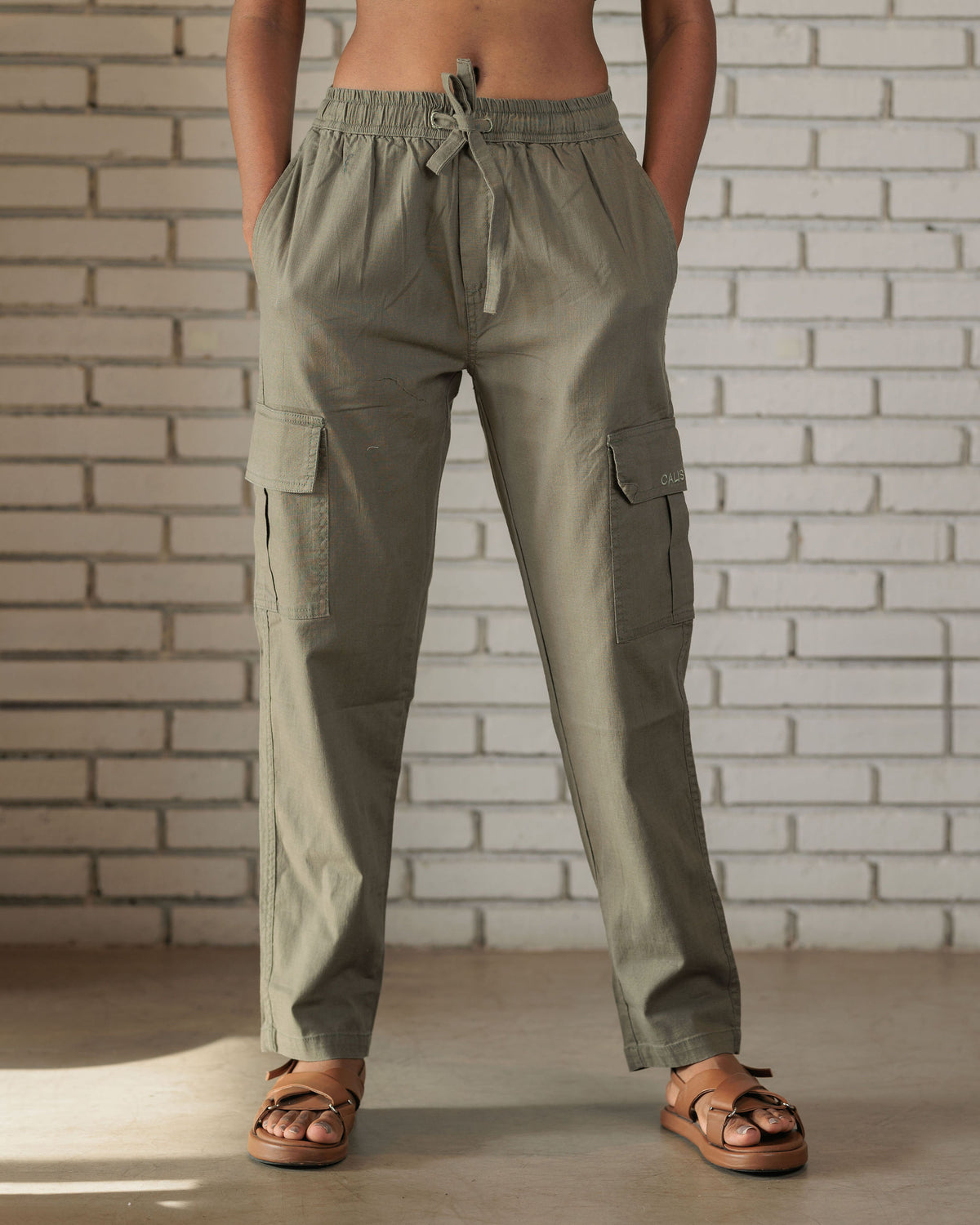 Nomad Linen Oversize Cargo Pant
