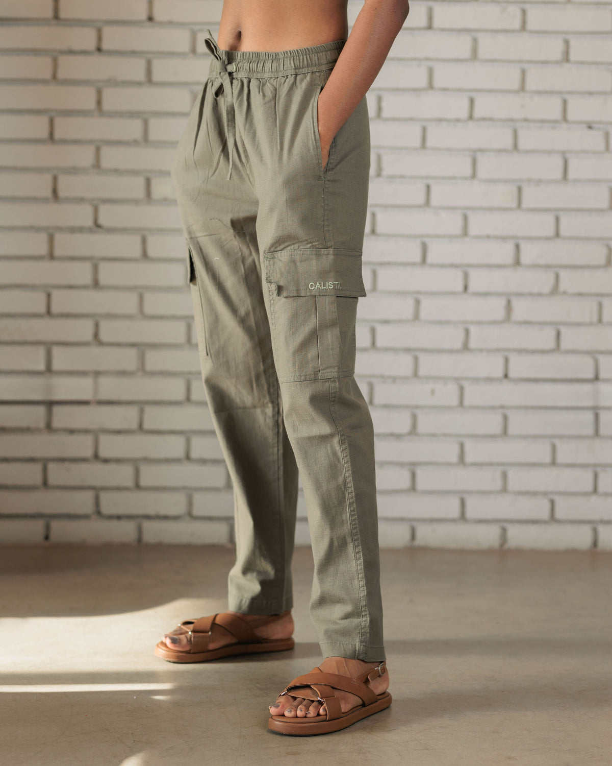 Nomad Linen Oversize Cargo Pant