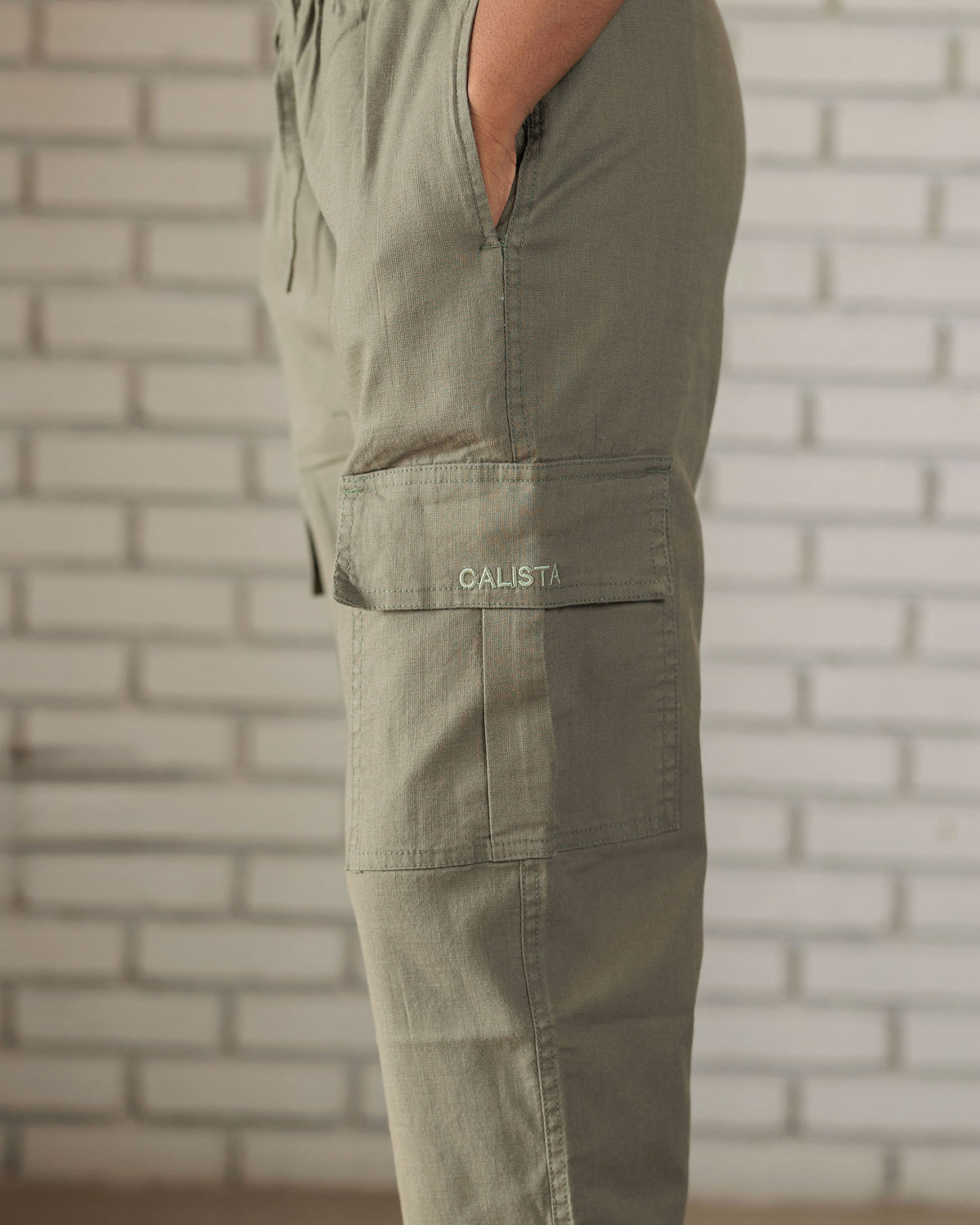 Nomad Linen Oversize Cargo Pant