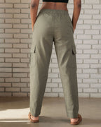 Nomad Linen Oversize Cargo Pant