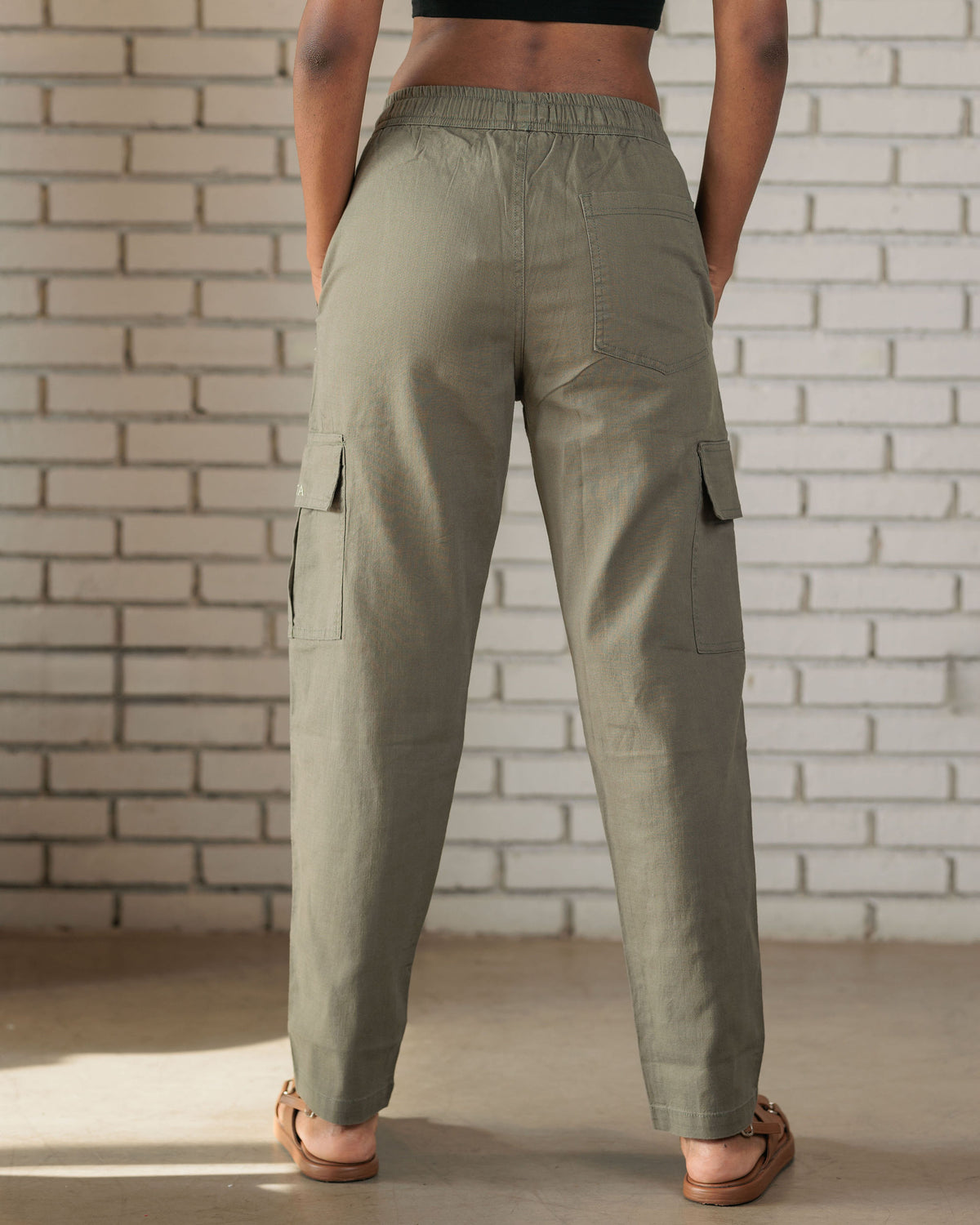 Nomad Linen Oversize Cargo Pant