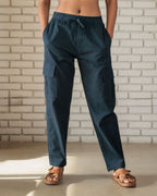 Nomad Linen Oversize Cargo Pant