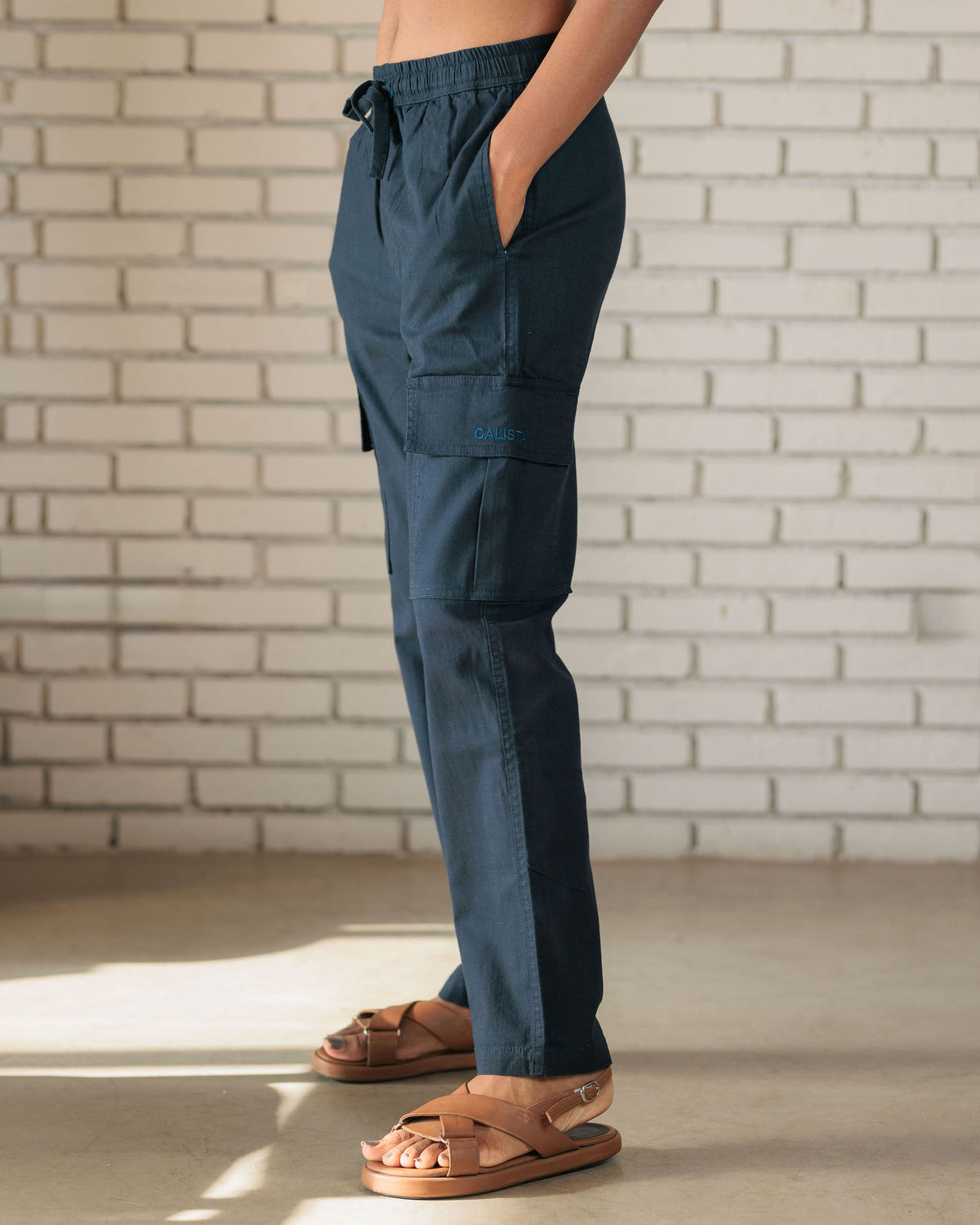Nomad Linen Oversize Cargo Pant