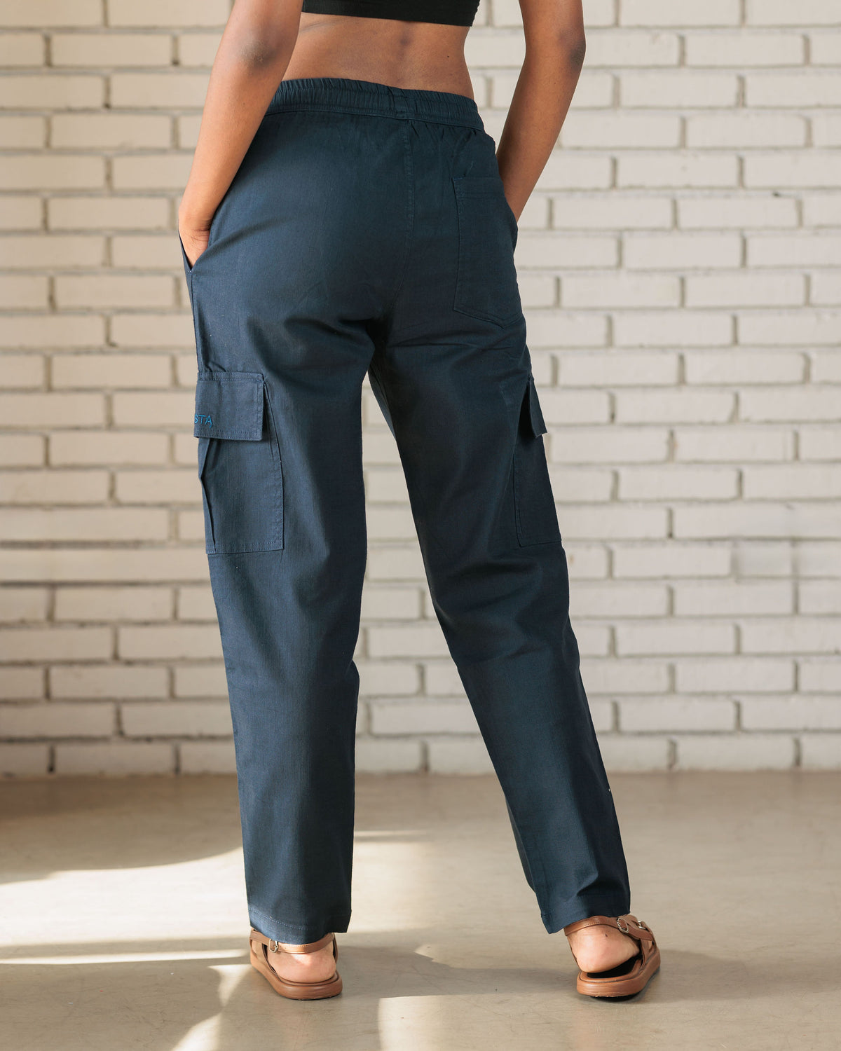 Nomad Linen Oversize Cargo Pant