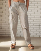 Nomad Linen Oversize Cargo Pant
