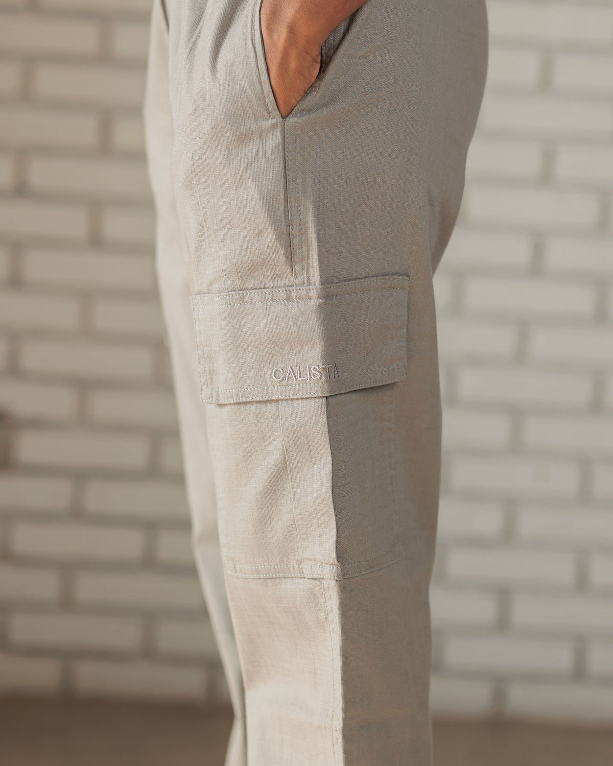 Nomad Linen Oversize Cargo Pant