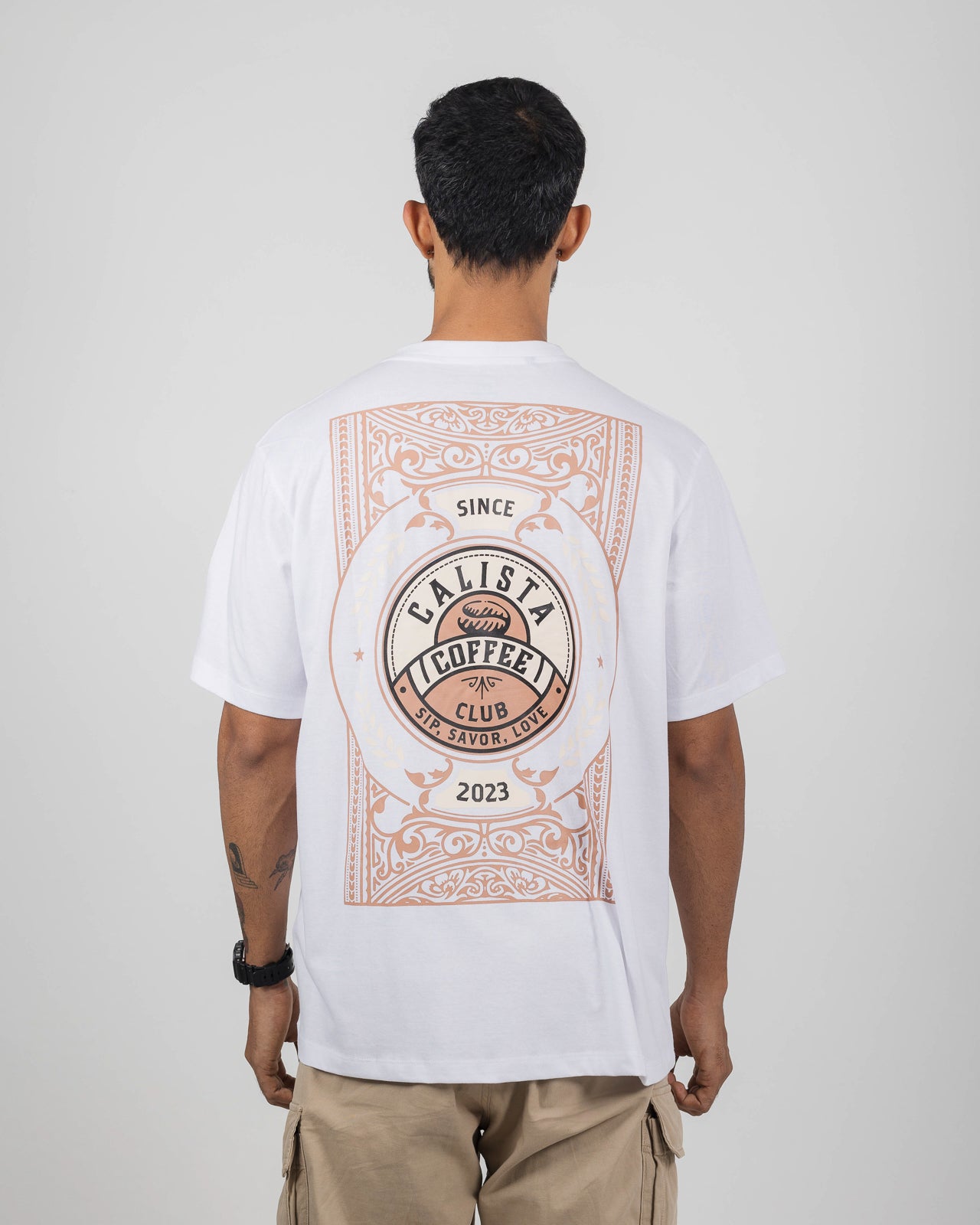 COFFEE CLUB OVERSIZED RELAX  T