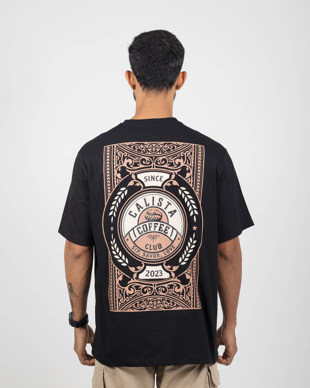 COFFEE CLUB OVERSIZED RELAX  T