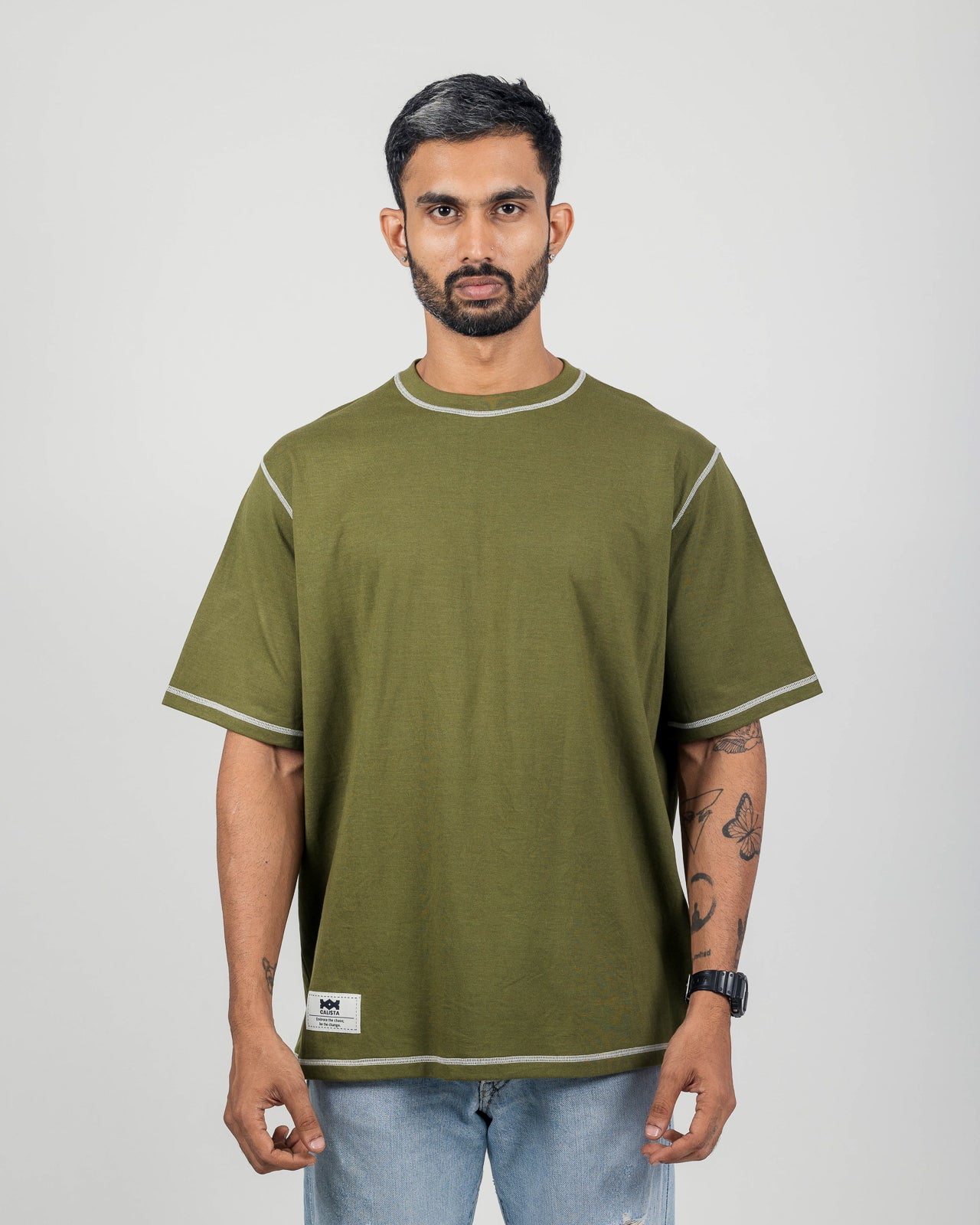 CHAIN STITCH - SUPER OVERSIZE RELAX T