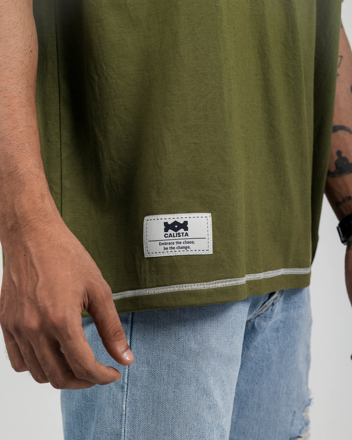 CHAIN STITCH - SUPER OVERSIZE RELAX T