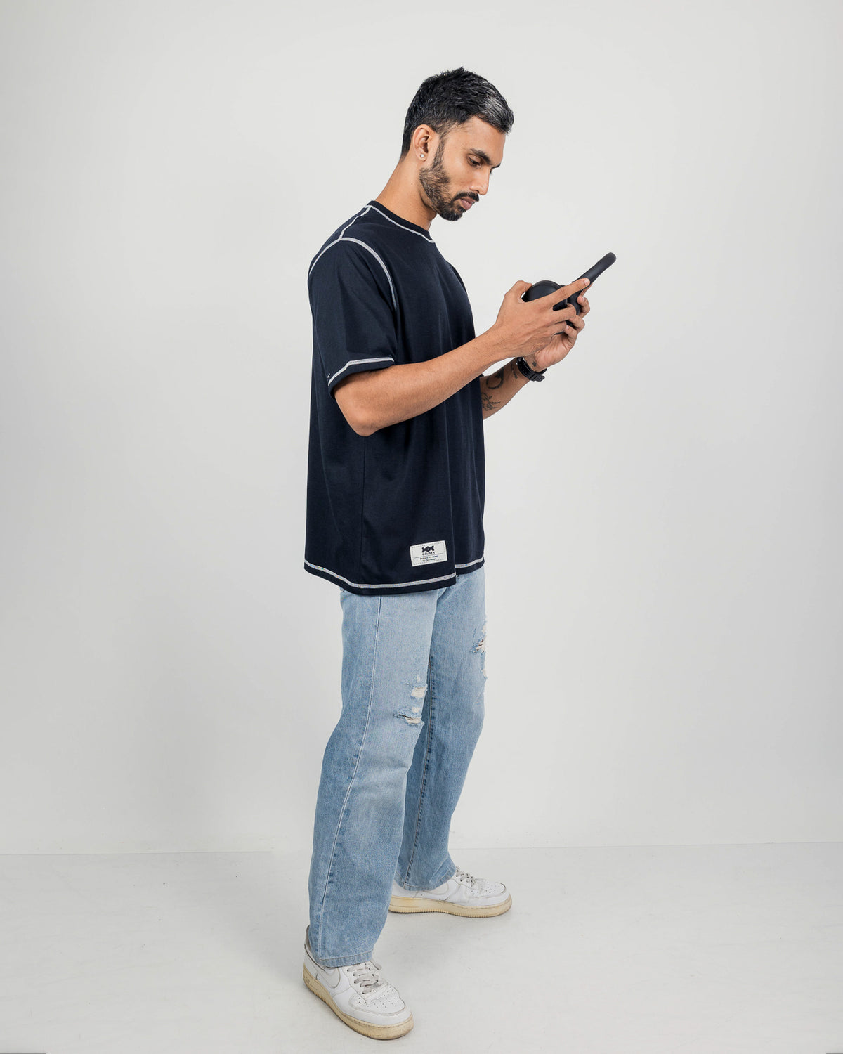 CHAIN STITCH - SUPER OVERSIZE RELAX T