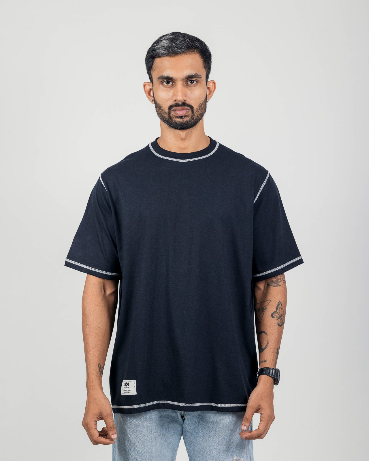 CHAIN STITCH - SUPER OVERSIZE RELAX T