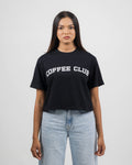 COFFEE CLUB OVERSIZED CROP  T