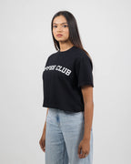COFFEE CLUB OVERSIZED CROP  T