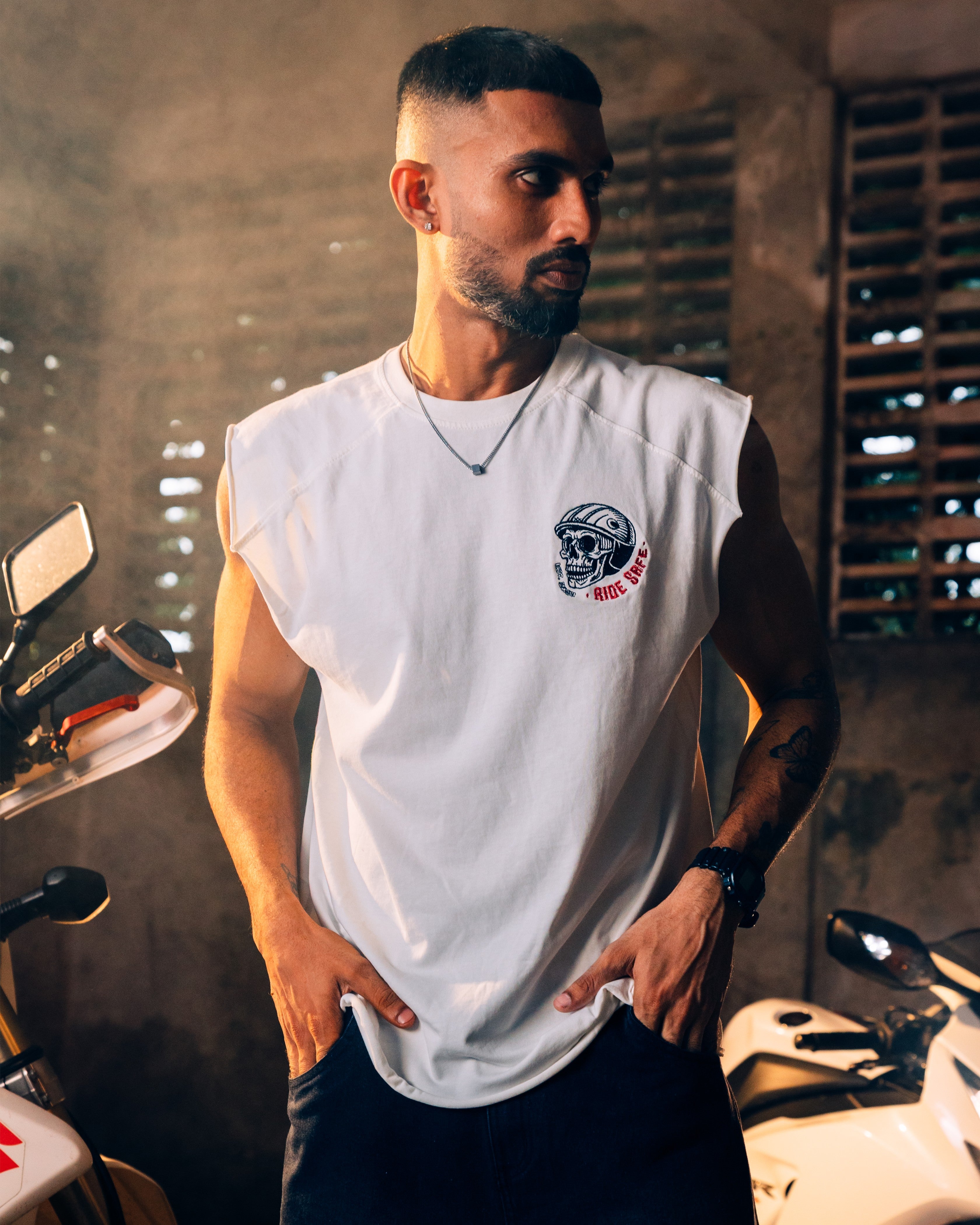 THROTTLE TANK TOP - RIDE SAFE