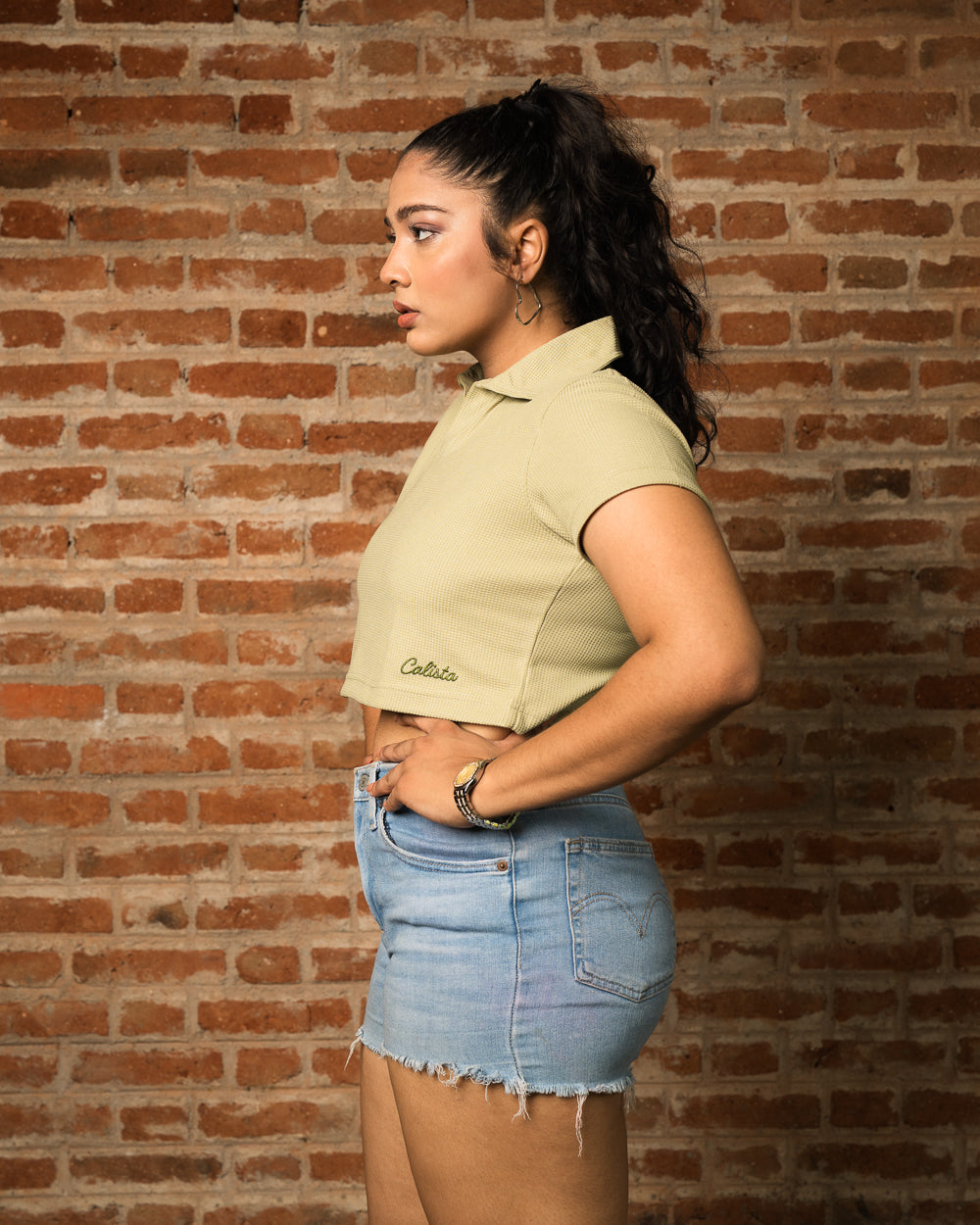 WAFFLE WOMEN CROP