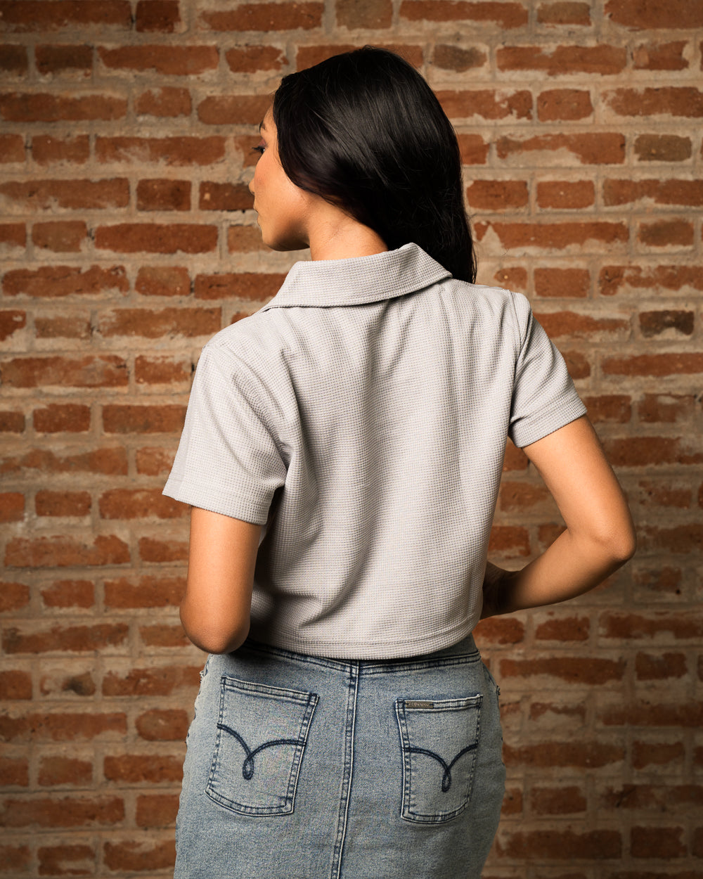 WAFFLE WOMEN CROP